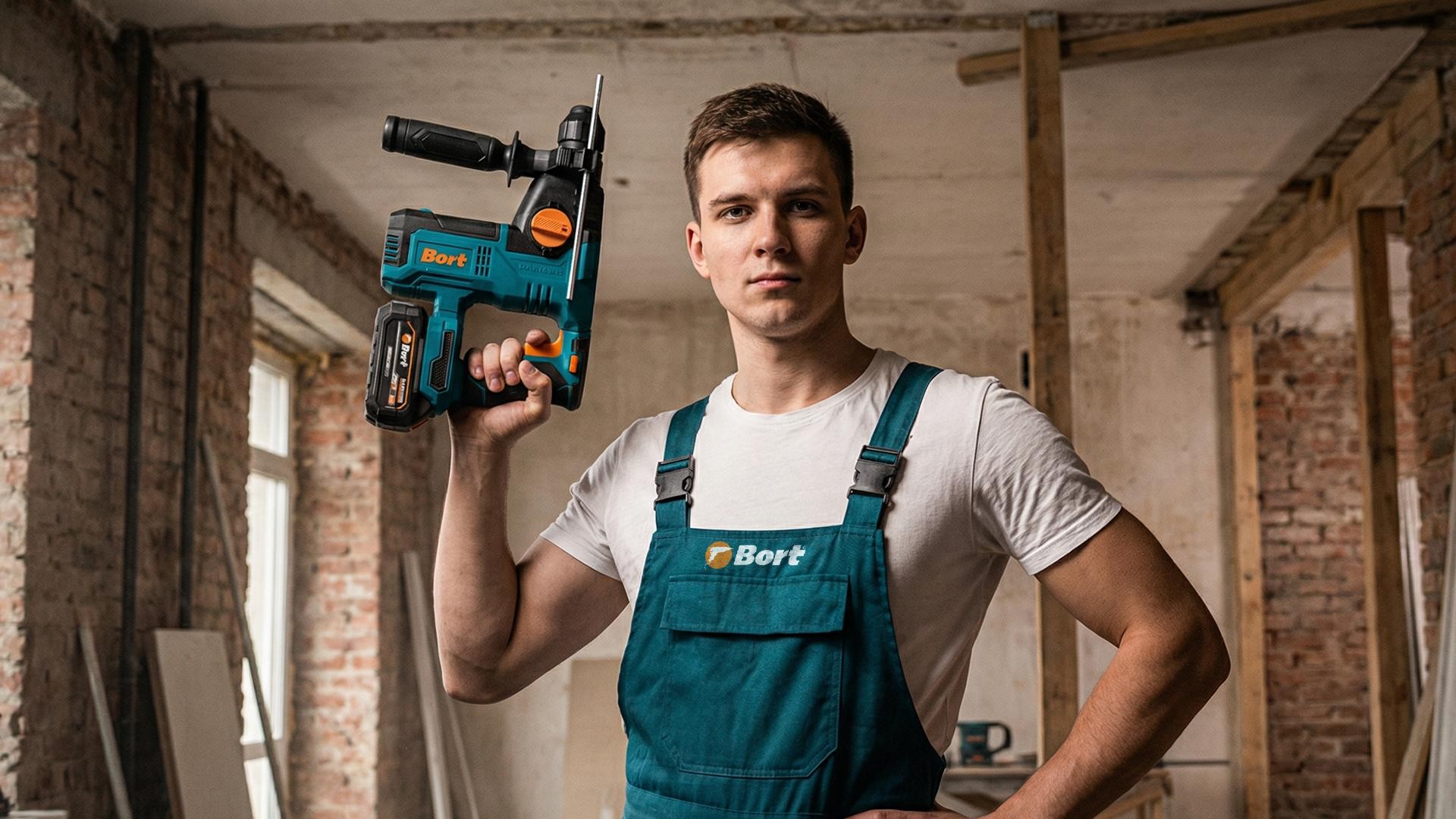 Аккумуляторный перфоратор BORT BHD-21Li-XDK: ваш ключ к решению любых строительных задач