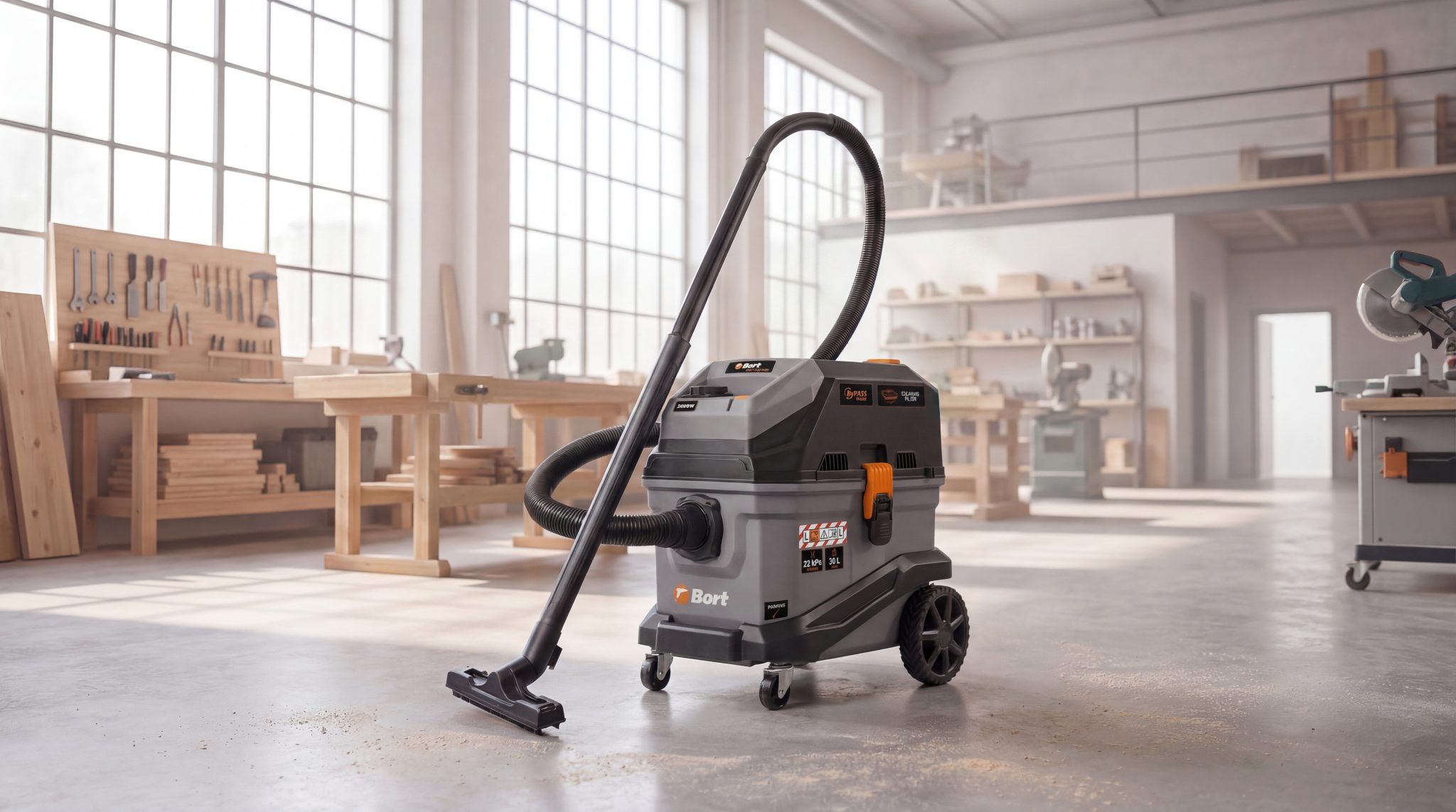 Пылесос для влажной и сухой уборки BSS-1630-PRO: обзор модели для стройки и ремонта