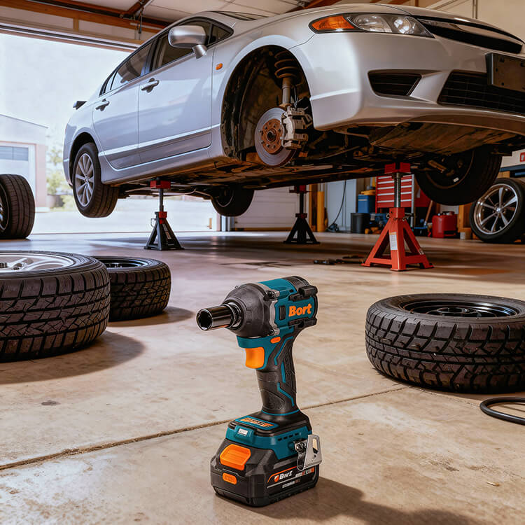 Аккумуляторный гайковерт Bort BSR-21U-S
