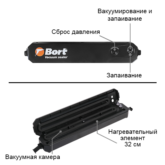 Вакууматор Bort BVV-100