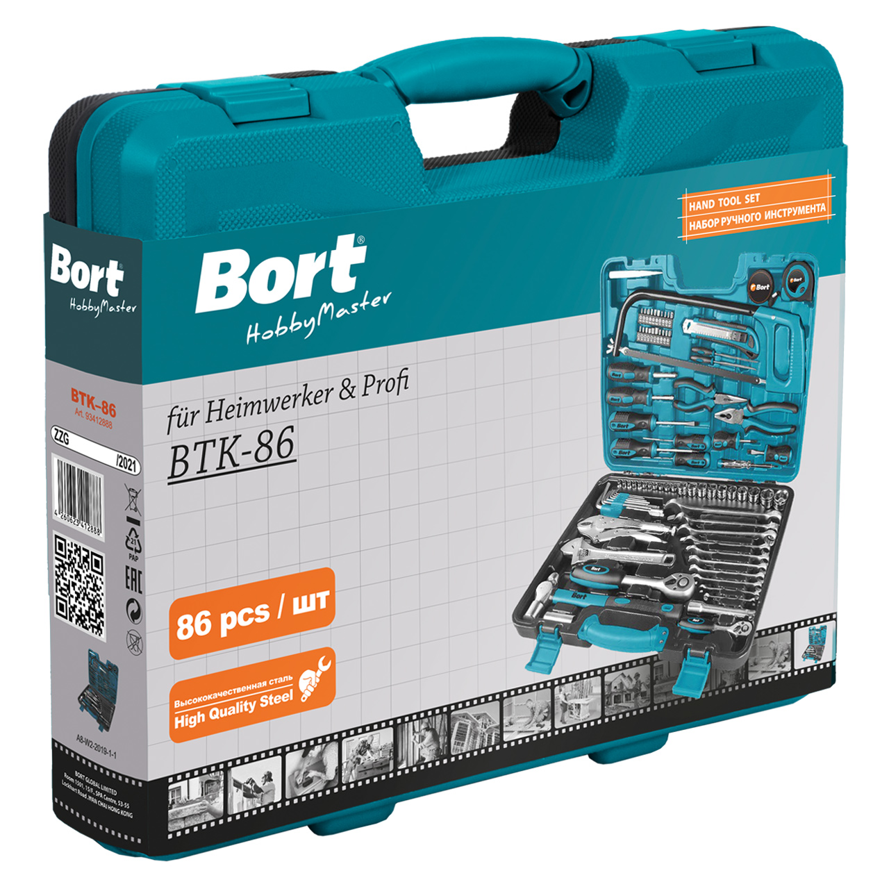 Hand tool set BORT BTK-86