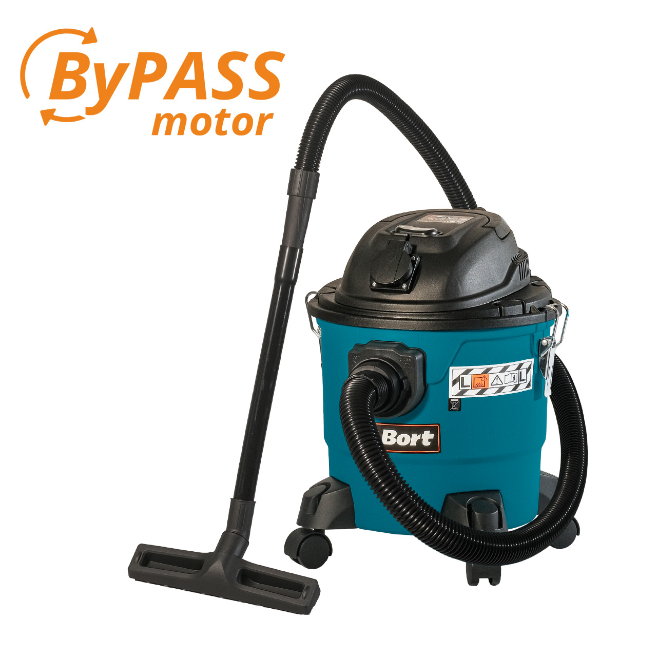 Vacuum cleaner for dry and wet cleaning BORT BSS-1215-P