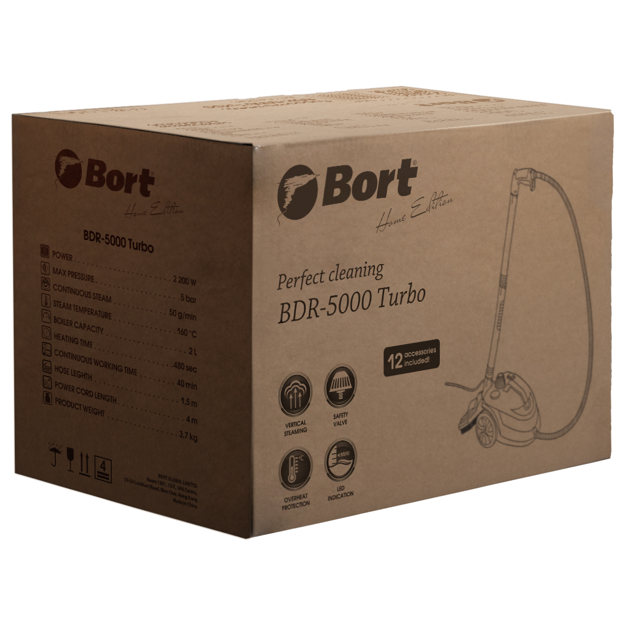Steam cleaner BORT BDR-5000 Turbo