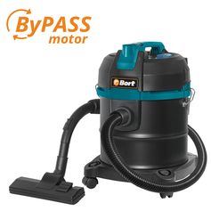 Vacuum cleaner for dry and wet cleaning BORT BSS-1220 BLACK
