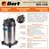 Vacuum cleaner for dry and wet cleaning BORT BSS-1230