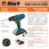 Cordless drill / driver BORT BAB-18Ux2Li-FDK (2x1,5Ah)