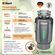 Food waste disposer BORT TITAN 8000