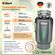 Food waste disposer BORT TITAN 6000 Control