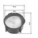 Cartridge filter for vacuum cleaner BORT BF-15W-HEPA